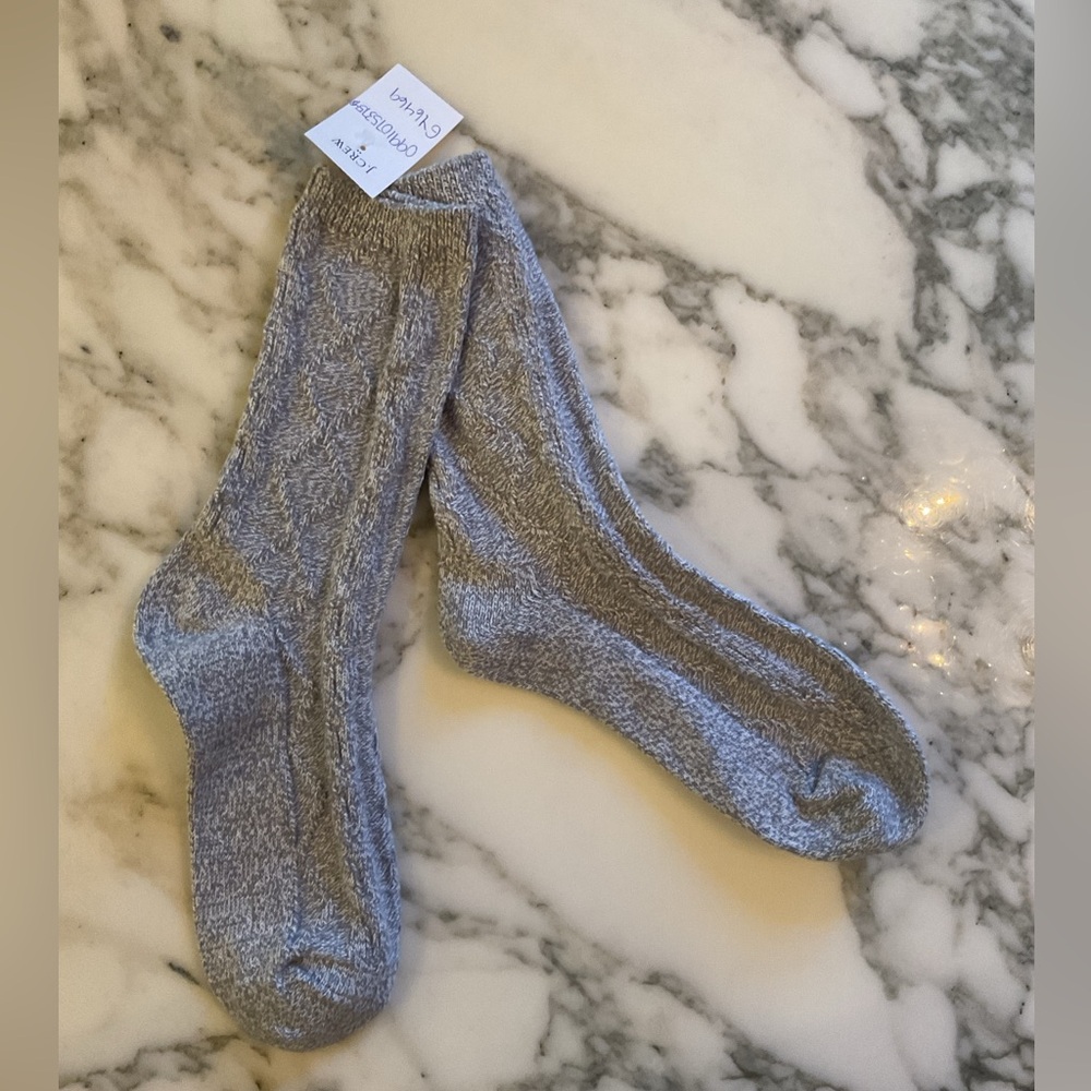 NWT JCREW Grey trouser socks sold out style